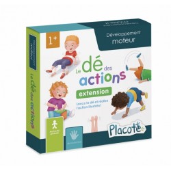 Le dé des actions - extension du dé des mots - Placote Placote