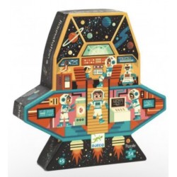 Silhouette space station puzzle - Djeco