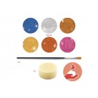 Palette de maquillage 6 couleurs métallisées - Djeco Djeco