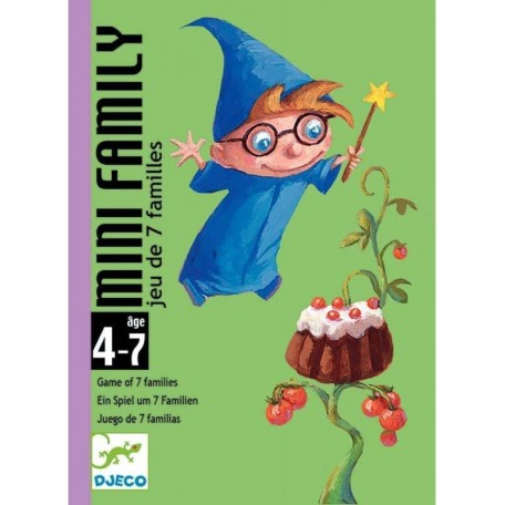 Jeu de 7 familles mini family - Djeco