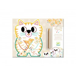 Colouring to reveal Pets - Djeco