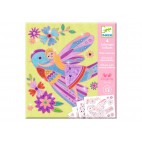 Bright little wings colouring pages - Djeco
