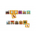 Golden train cards game - Djeco