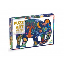 Puzzl'Art Elephant casse tête - Djeco Djeco
