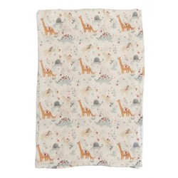 Bamboo Muslin Swaddle baby dinomites - Loulou Lollipop