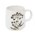 Tasse en grès Fleurs