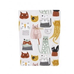 Cats notebook 80 pages - 15 x 21 cms