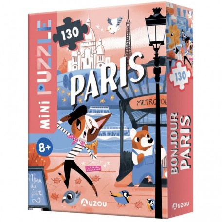 Puzzle Bonjour Paris 130 pièces - Auzou