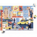 130 pieces Puzzle "Bonjour New York" - Auzou