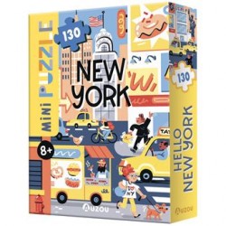 130 pieces Puzzle "Bonjour New York" - Auzou