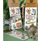 Sweet safari temporary tattoos - Pico