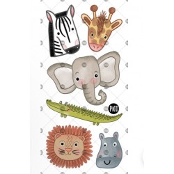 Sweet safari temporary tattoos - Pico