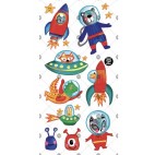 Astronaut animals temporary tattoos - Pico