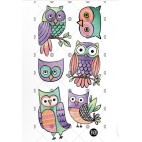 Owls temporary tattoos - Pico