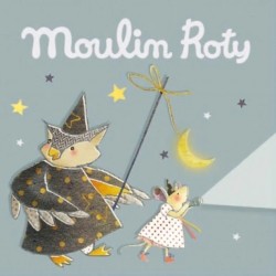3 disques ''Il était une fois (gris)'' pour lampe à histoires - Moulin Roty Moulin Roty
