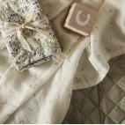 Nettle scatter organic cotton muslin blanket - Avery Row
