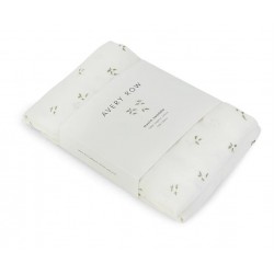 Nettle scatter organic cotton muslin blanket - Avery Row