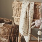 Grasslands organic cotton muslin blanket - Avery Row