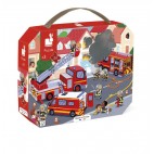 24-pieces Firefighter Valisette Puzzle - Janod