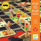 Roads puzzle pop to play - Djeco