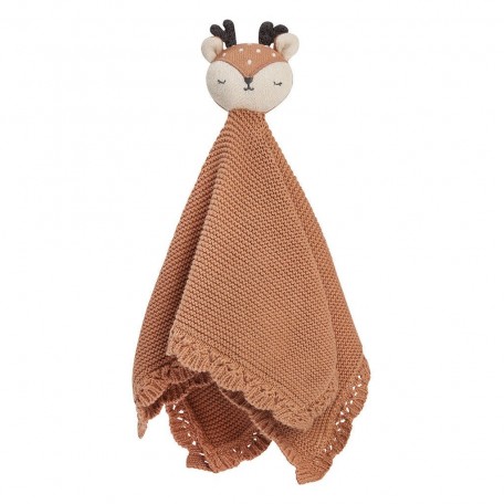 Doudou cerf en coton biologique - Avery Row