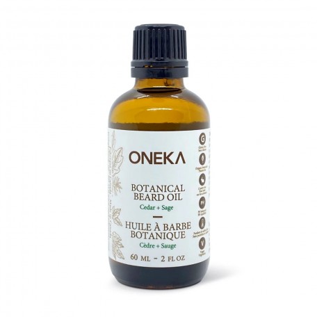 Cedar and sage beard oil - Oneka