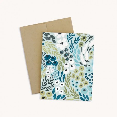 Carte de voeux Florale en cascade - Elyse Breanne Elyse Breanne