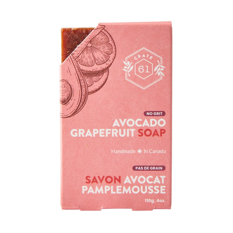 Natural Avocado Grapefruit Soap - Crate 61