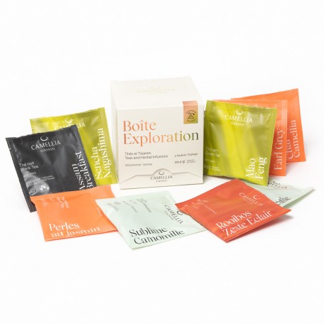 Exploration Box Teas and Herbal Teas - 9 different bags - Camelia Sinensis