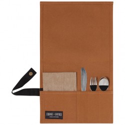 Cloth placemat with utensils Morning Meadow - Now Design