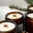 Soy wax candle - Mandarin and eucalyptus - 16oz- UPSIMPLY