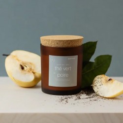 Bougie Cire de soja 16oz - Thé vert et poire - UPSIMPLY UPSIMPLY