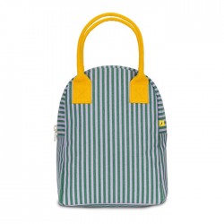 Zipper Lunch Bag Candy Stripe Grass - Fluf