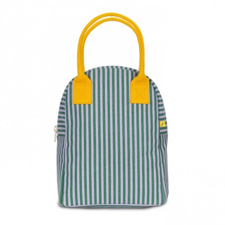Zipper Lunch Bag Candy Stripe Grass - Fluf