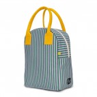 Zipper Lunch Bag Candy Stripe Grass - Fluf