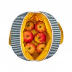 Zipper Lunch Bag Candy Stripe Grass - Fluf