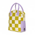 Zipper Lunch Bag Checks Pear - Fluf