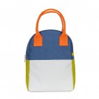 Zipper Lunch Bag Two Tone Citrus Sky - Fluf