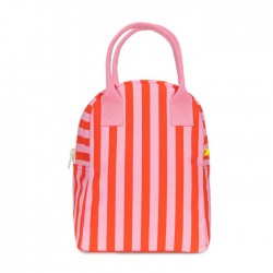 Sac à Lunch Awning Stripe Pink - Fluf Fluf